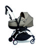 Babyzen YOYO2 Stroller White Frame with Taupe Bassinet image number 1